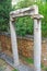 Historic Column Doorway in Downtown Athens, Greece