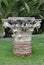 Historic column in Merida - detail