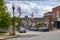 Historic commercial buildings, Maynard, Massachusetts, USA