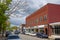 Historic commercial buildings, Maynard, Massachusetts, USA