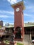 Historic Confucius statue below Chinese Clock tower in Maunakea