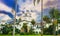 Historic courthouse entrance in Santa Barbara, California.