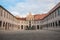 Historic courtyard inside the Residenz in Munich, Germany.once t