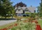 Historic Curator`s House in The Christchurch Botanic Gardens