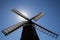 Historic Danish Windmill Silhouette