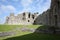 Historic Denbigh Castle in Wales, Great Britain