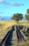 Historic disused railroad tracks through NSW countryside