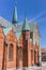 Historic Domkirke cathedral in the center of Ribe