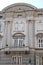 Historic and elegant building with six columns of Trieste in Friuli Venezia Giulia (Italy)