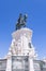 Historic equestrian statue of King Jose I in Lisbon