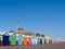 Historic and famous highly colourful beach hut of Hove