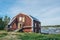 Historic fishing site in northern Sweden