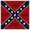 Historic Flag. US Civil War 1860`s. Confederate Battle Flag. 16th North Carolina Infantry Regiment