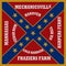 Historic Flag. US Civil War 1860`s. Confederate Battle Flag. 18th North Carolina Infantry Regiment