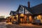 Historic Flagstaff railway station at sunset