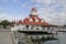 The historic former Hotel Del Coronado boathouse on Coronado Island