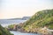 Historic Fort Amherst and lighthouse at The Narrows leading to S