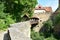 Historic fortification in Rothenburg, Germany