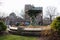 Historic Fountain at Burnside Park in Downtown Providence Rhode Island