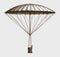 Historic frameless parachute by Andre-Jacques Garnerin from 1797 descending
