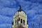 Historic Franklin County Courthouse dome and clock tower detail Hampton Iowa