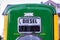 Historic fuel dispenser for diesel
