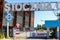 Historic Gate No. 2 of Gdansk Shipyard, place of Solidarity movement historic events in front of European Solidarity Centre at