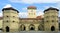 Historic gate in the old town of munich