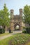 Historic gateway towers