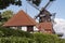 historic, german windmill on island Fehmarn, Germany