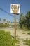 A historic Golf Sign advertising Golf in Anza Borrego Springs, CA