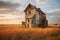 historic grain elevator in a rustic, abandoned setting