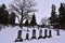 historic gravesites in St. Jerome\\\'s Cemetery in Columbus Wisconsin