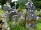 Historic graveyard in Ireland