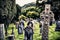 Historic graveyard in the lake district