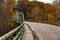 Historic Green Truss Bridge in Autumn - Layton Bridge - Fayette County, Pennsylvania