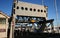 Historic grey Rolling Lift Bridge to Wynyard Quarter at Viaduct Harbor, Auckland, New Zealand