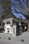 Historic guard shelter from Sinaia resort in Romania