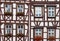 Historic half-timbered houses in Germany