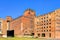 Historic harbor warehouses in Wismar