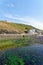 Historic harbour at Mullion Cove - Cornwall - England