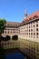 Historic Holy Spirit Hospital (HEILIG GEIST SPITAL) in Nuremberg, Germany