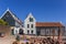 Historic houes at the old shipyard of Urk