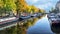 Historic houseboats, Singel Canal, Amsterdam, The Netherlands