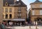 Historic houses surrounding Place de la Liberte in Sarlat la Caneda in Dordogne Department, Aquitaine, France