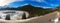 Historic Howse Pass Fur Trade Route Panoramic Landscape Snowcapped Mountain Peaks Canadian Rockies Winter