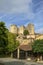 The historic and imposing Chateau de Bonaguil near Fumel
