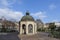 Historic Kochbrunnen - hot fountain - in Wiesbaden, a thermal hot water source