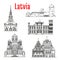 Historic landmarks and sightseeings of Latvia