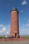Historic lighthouse in Cuxhaven, North Germany.